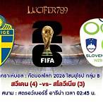 วิเคราะห์บอลสวีเดน
